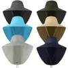قبعات واسعة الحافة القبعات دلو 2024 صيد صيد جديد الرجال الصيف شمس قبعة UV حماية في الهواء الطلق متعددة الأغراض تسلق الصيد قبعة رأس 240424