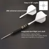 Darts vos glimlachende 3 stcs dartvlucht met dart as inone 2ba schroef duurzame antifall professionele dart accessoires