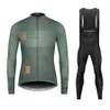 Team Spring Long Cycling Jersey Set Dreating Long Sleeve Spring Mens Mtb Bicycle Clothing Suits Roupa Ciclismo 240422