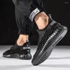 Sapatos casuais viagens ao ar livre masculino esportes não deslizantes executando tênis de tecido respirável EXERCÍCIO DE FATINA ALL-MACH