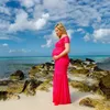 Zwangerschapsjurken Zwangerschap Mermaid Dresses Lace korte mouw zwangerschapsfotografie Sexy foto rekwisieten schieten maxi jurk jurk zwangere vrouwen stoffen stoffen