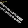 Shining Jewelry Rapper Style 13mm Infinity Link Chain Vvs Moissanite Diamond Necklace Cuban