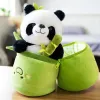 Jouets kawaii bambou panda peluche peluche toys soft bamboo sac simulation panda mignon oreiller panda chat poupées cadeaux d'anniversaire de childen