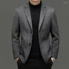 Costumes masculins 2024 - Business Casual Trend Style italien Slim Fit Fashion Fashion Hébergement de voyage Blazer en laine de voyage