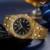 Onola Watch Men's Waterproof Steel Band Classic Watch Fashion Personality Trend Business Men's Watch