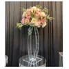 Party Decoration 10st 78cm) Akryl Crystal Flower Rack Wedding Table Centerpiece Tall Road Lead Aisle Decor Stand Event