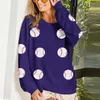 レディースパーカーファッション光沢のある野球スパンコールスウェットスウェットシャツトップス秋のチュニックセーター女性シャツの女性ジッポ