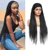 Caja de diadema pelucas trenzadas mujeres para negros