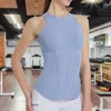 Yoga Outfit Sleeveless Fitness Tops For Women Elastic Tank Top Female Shirts Stylish Design Sports Clothing Running Workout