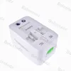 Adapter Universal Travel Plug Adapter 2 USB Port 1 Typ C World Travel AC -Stromadapter Au US UK EU -Konverter -Adapter USB -Ladegerät