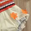 One-Pieces New Casual Baby Girls Romper Summer Princess Moana Flower Tassel Patchwork Sleeveless Jumpsuit Beachwear For Infant Girls