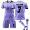Piłka nożna męskie dresy 22-23 sezon Real Madryt Home Away Jersey 9 Benzema 10 Modric Shirt Set