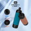 BS Kingmax Pro Leather 18000 Puffs 18K Disposable Vape DTL Vaping Subohm 0.7 Mesh Coil Adjustable Airflow Type-C Battery 24ML LED Digital Display 1% 2% VS Tornado