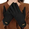 Rowerowe rękawiczki zima dla zamszowych kobiet z ekranem dotykowym