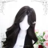 Cos Bosss Hair Womens Lolita Full Simulation Head Long Set Black Curly Tea Wig