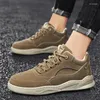 Casual Shoes Men's 2024 Low Top Autumn And Winter Thick Bottom Work