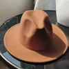Wide Brim Hats Bucket Hats 2024 New Hand-painted Fedora Hat for Men Painted rainforest plant Fedora Men Panama top hat Cowboy hat Trilby Porkpie hat Women Y240425