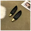 Lässige Schuhe Frauen Flats Ballettmarke gemischte Farbe Loafer Fashion Ballerina Flat Heel Square Zeh flache Mary Jane Zapatilla Mujer