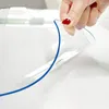 Tischtuch transparente PVC -Schreibtischmatte: wasserdichte Nicht -Slip -Dauerlip - ideal für Home Office -Desktops