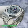 AP Crystal Wrist Watch Royal Oak Series 41mm Diamètre Titanium Alloy Perpetual Calendar Automatic Mency's Men's Fashion Fashion Luxury Watch 26609Ti.OO.1220TI.01