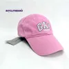 Bordados de cartas bonés hip hop masculino feminino punk haps de beisebol Blnciaga Gay Pride 2021 Chapéu de beisebol rosa grande produto autêntico unissex novo