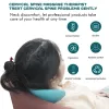 Cuscino PC cuscino trazione cervicale, massaggiatore per il rilassatore muscolare cervicale, correzione della trazione del collo delle spalle per allineamento alla colonna vertebrale del dolore