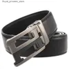 Cinturones ZGXSQD Full Grain Leather Belt Bindo de hombre de alta calidad Cinturón de lujo para hombre Metal Automática Automática Q240425