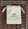 Bags 100pcs/Lot Natural Cotton Bags 7x9 9x12 10x15 13x18 15x20cm Drawstring Gift Pouches Home Storage Sacks Packing Bag Custom Logo