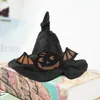 Appareil de chien Chat Hat Wizard Halloween Not Said Hair Spooky Pumpkin For Friends Pet Lovers