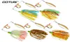 Goture 5PCSlot 175G Spinnerbait Vissen Lure Bass Karpers Spinner Aas Metaal Blades Siliconen rok Rig snoekvissen Tackle 20102921495770454