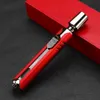 Adjustable Jet Flame Pen Lighter Triple Jet Flame Butane Lighter With Visible Without Gas Window