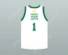 Numéro de nom personnalisé pour hommes / enfants Prince Akeem Joffer 1 Country africain Country White Basketball Basketball Top cousé S-6XL