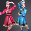 Abbigliamento da palcoscenico costumi di danza mongolo mongolo per ragazze abbigliamento cinese Performance da palcoscenico Dance folk indossa nuovo anno D240425