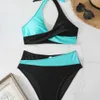 New Swimwear Women's Split Imprimage conservateur High Waited Flat Fothed Pantal