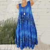 Abiti casual di base Abiti estivi per donne 2024 abiti boho casual alla moda signore plus size in abito midi midi sciolto di spiaggia sciolta da sole spiaggia da spiaggia sciolta