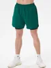 شورت Men Gym Shorts تجريب الجولف تلبس تدريب سريع جاف للطبقة المزدوجة السراويل القصيرة للرجال جيب لارتداء السراويل الرياضية في الهواء الطلق 240422