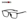 Солнцезащитные очки Shonemes против синего света квадратные очки рама Retro TR90 Компьютерные очки ультра-легкие спортивные очки для мужчин.