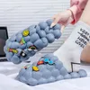 Designer slippers Massage Bubble Slipper with attractive women's soft Eva Golf ball cloud cushioned sandals for men