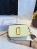 Designer Bag Snapshot Multi-Color Camera Classics Mini Mark Handväska Kvinnor Wide Shoulder Bag Fashion Läder Flash Strap High Texture Plånbok