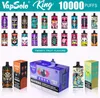 Oryginalny Vapsolo King 10000 Puffs Dostęp Eftarette 10K Puff Vapes Bator ładowalny Vape Pen 20 Smaki 2% 5% Nikotynowe Vapers ładowanie kapsułki