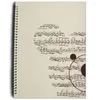 Marca 50 páginas Folha musical Manuscript Paper Stave Notation Notebook Spiral Bound for 4 Style Escolha