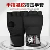 Boîtres de vitesses de protection Gants intérieurs Gants de box-doigt Glants de boxe Muay Thai MMA Taekwondo Arts martiaux Speed Bag Training 240424