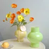 Vasen Glasblume Vase Blütenflasche Pflanze Hydroponische Behälter Vase für Blumen Dekorative Blumenflasche Vase Dekoration Haus