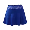 Women's Swimwear High Waist Lace Splice Women Micro Mini Skirt See-through Pleated Skirts Shorts Sexy Ruffle Clubwear Ultra Short Bikini