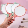 Mirrors Cute Cat Shaped Hand-Held Makeup Mirror Portable Carry-On Cosmetic Small Mirror Handle Makeup Mirror Makeup Tools For Women Gift