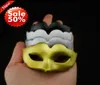 Akşam yemeği mini maske sevimli tilki maskesi siyah beyaz altın gümüş venedik maskeli parti dekorasyonu cadılar bayramı karnavalı mardi gras 7926005