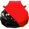 Ultimate Custom Fit C8 Corvette Indoor Car Cover - Red Ultraguard Stretch Satin för 2020-2024 Stingray Z06 Z51 E -Ray - Skydda din investering