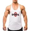 Summer Mens Basketball Gyms Sports Loose Cotton Bodybuilding Fitness O-neck Printed Sleeveless T-shirt 240425