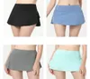 LU9001 Damen Yoga Outfits Hochtütiges Training Fitness Wear Shorts Cheerleader Hosen Mädchen laufen elastische Hosen Sportbekleidung prev6855182