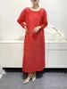 Robes décontractées miyake 2024 robe d'été printemps jupe plissée pour femmes